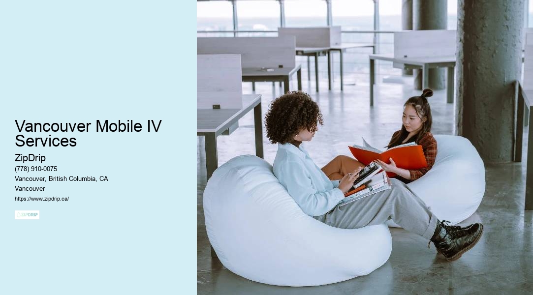 IV therapy consultation Vancouver Mobile IV Services