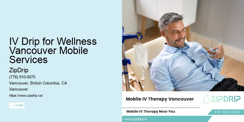 IV Drip for Wellness Vancouver Mobile Services