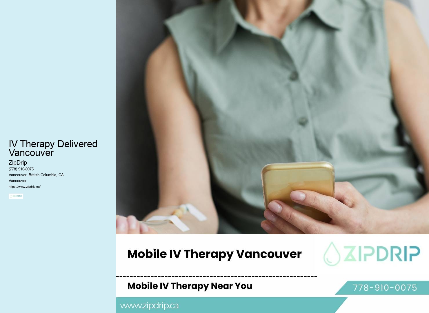 Mobile IV for athletes IV Therapy Delivered Vancouver