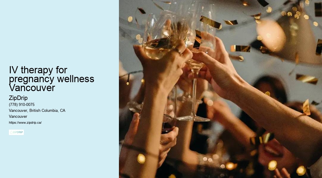 On-demand IV drips IV therapy for pregnancy wellness Vancouver