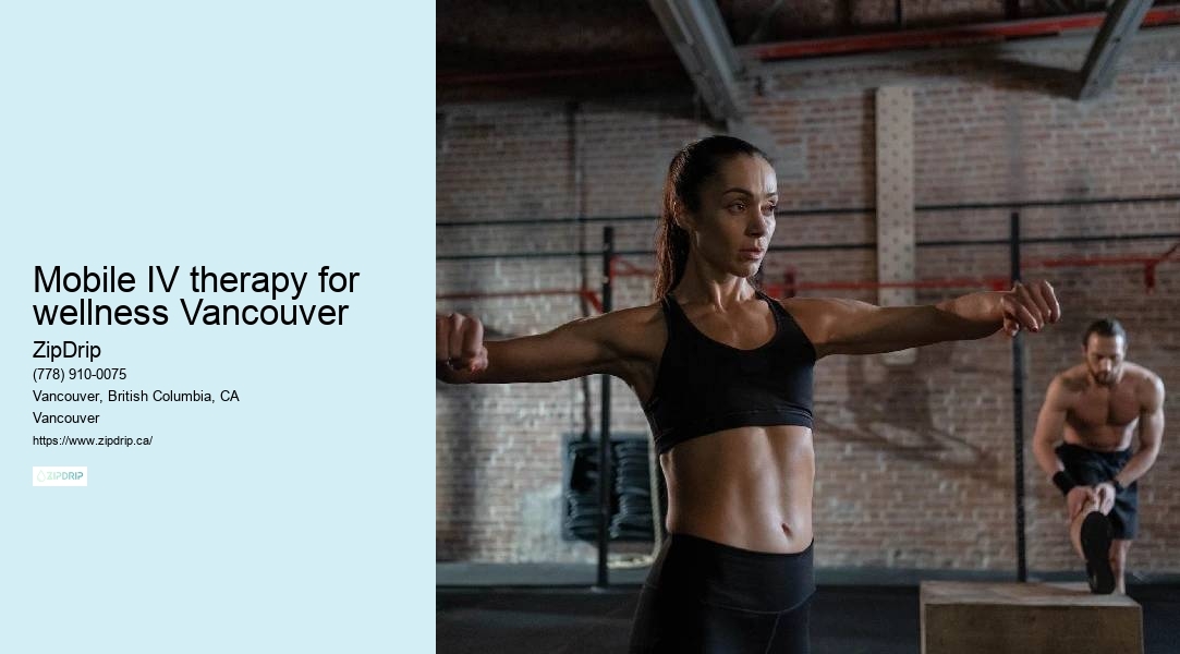 Athletic recovery IV therapy Mobile IV therapy for wellness Vancouver