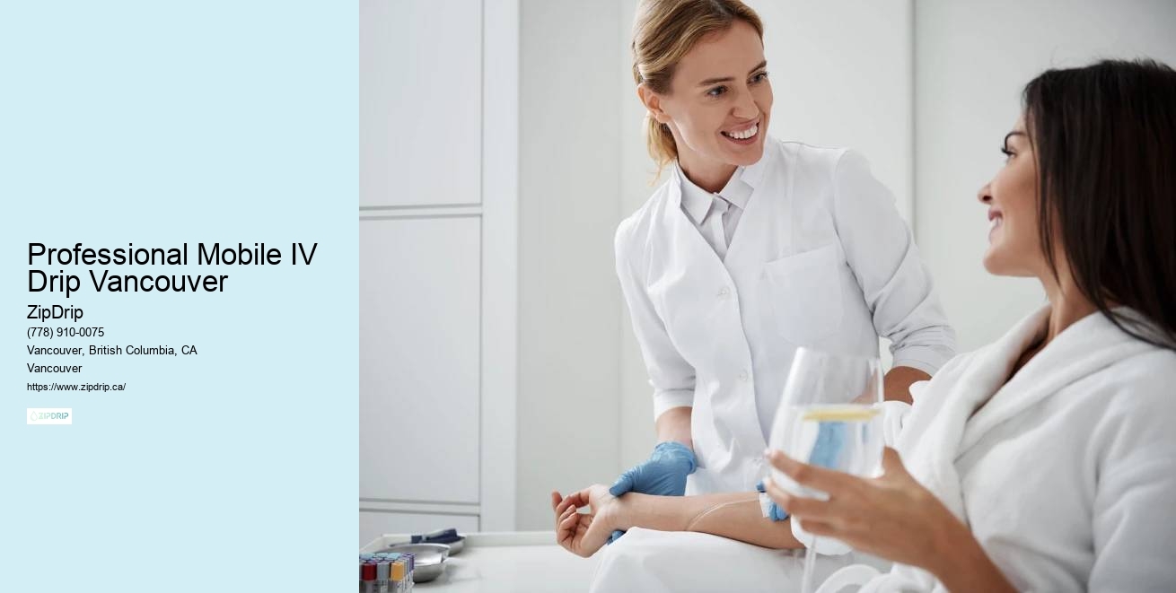 Mobile vitamin B12 shots Professional Mobile IV Drip Vancouver