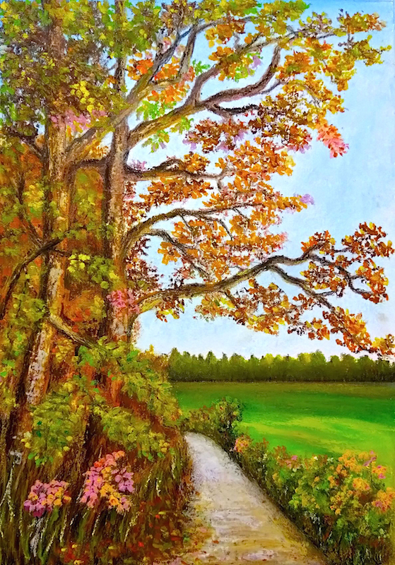 My two latest oil pastel paintings WetCanvas Online Living for Artists