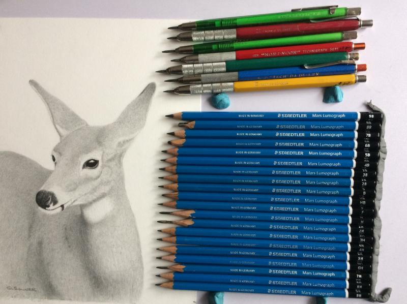 How do artists use different leads with lead holders? WetCanvas