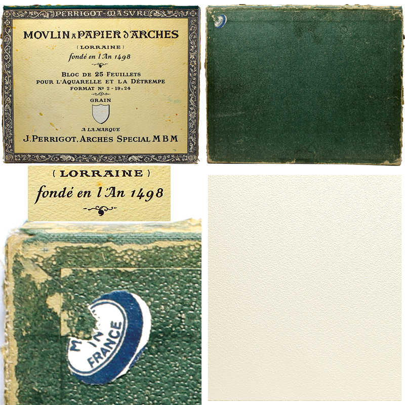 Arches watercolour paper watermark picture