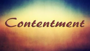 a soothing picture of the word contentment