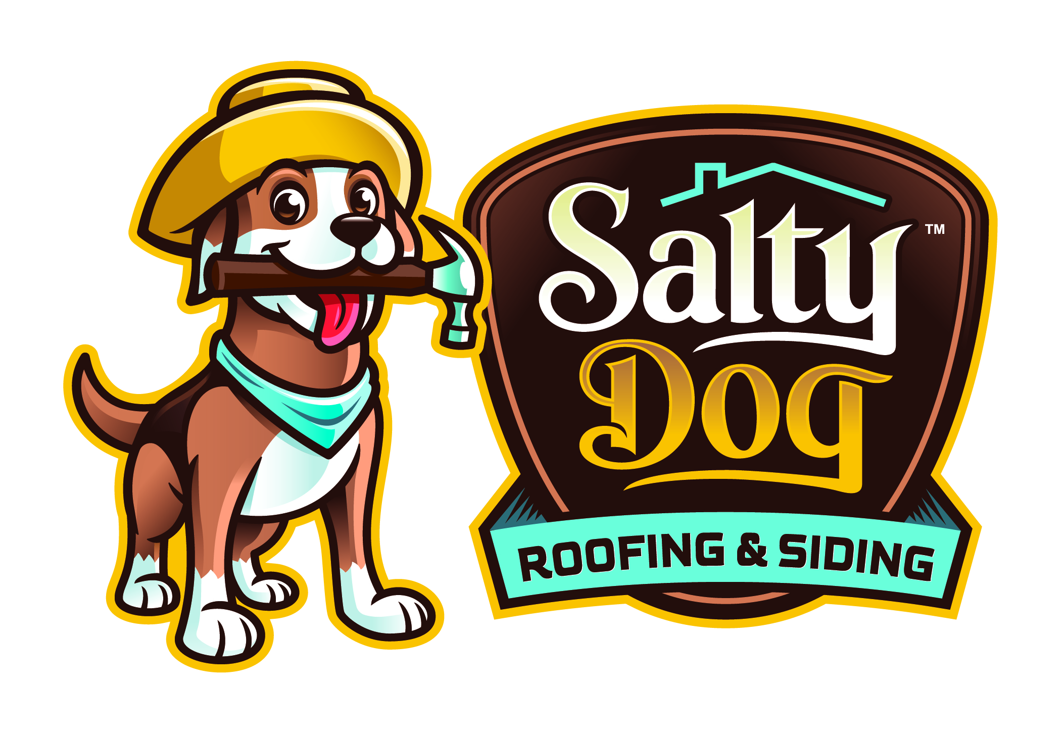 Salty Dog Roofing and Siding logo