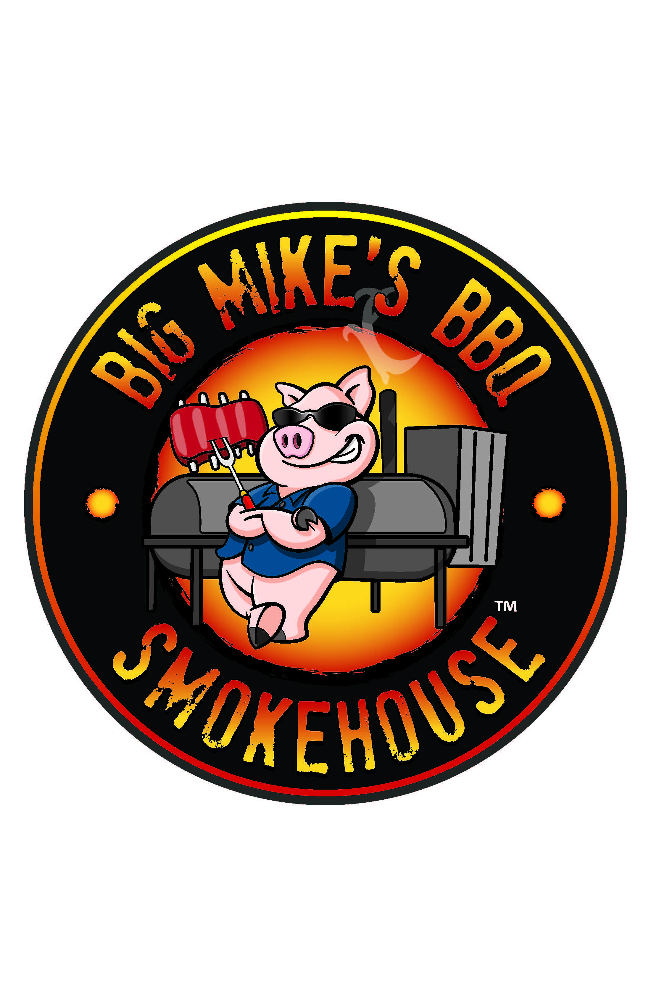 Big Mike's BBQ Smokehouse Restaurants logo