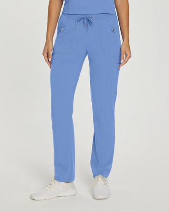 Photo of White Cross Scrubs Marvella Elastic Waist Pant Color Ceil Blue Main Vue 007