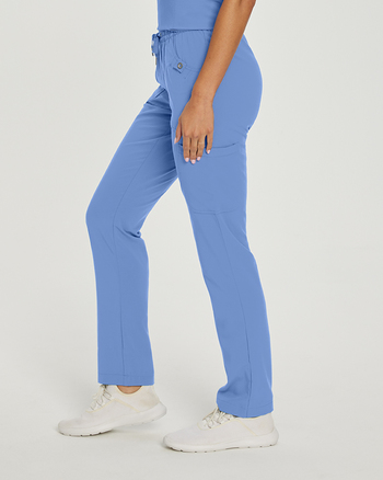 Photo de l'uniforme White Cross 309 Pantalon Marvella à taille élastique Couleur Ciel Bleu  Vue Côté 003