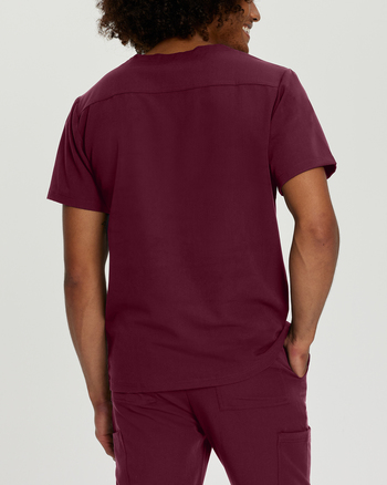 Photo of the uniform 2206 Wine Back View