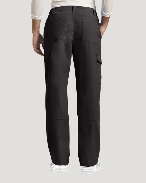 Photo of White Cross Scrubs Men's Cargo Pocket Pant Color Black Back Vue