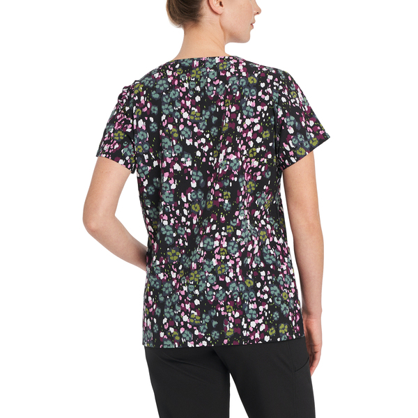 Photo de 618LPMX - Haut Femme col en V (Leopard Mix) Leopard Mix Vue Dos