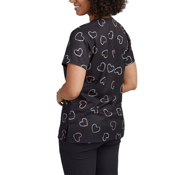 Photo of the uniform 618TDHE Tie-Dye Hearts Back View