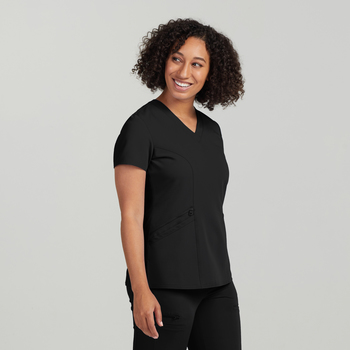 Photo de l'uniforme WT134 Noir Vue Côté