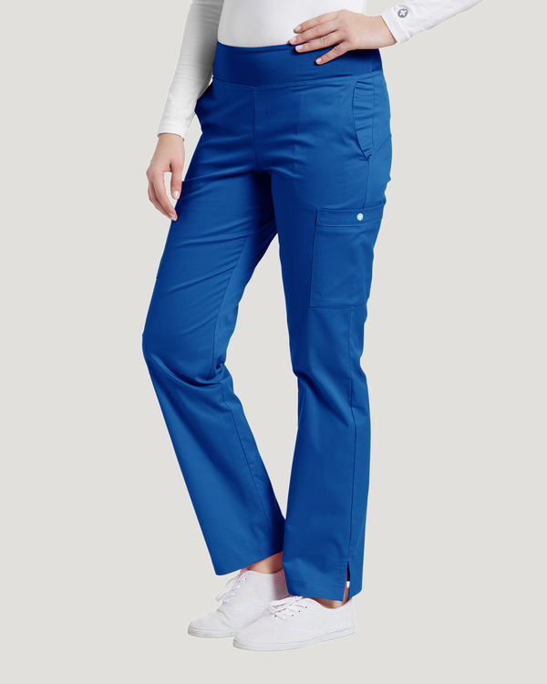 Photo d'uniforme pour infirmière White Cross Pantalon Allure Yoga Couleurr Royal Vue 351-ROY.jpg