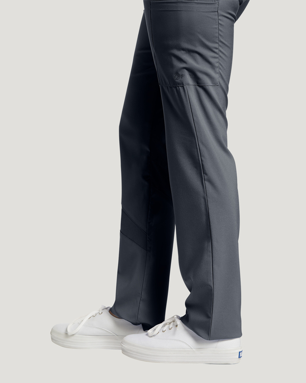 Photo d'uniforme pour infirmière White Cross 328 Pantalon ajusté taille extensible Couleurr Étain Vue 328-PWT-d2.jpg