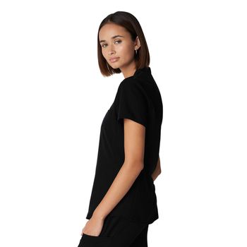 Photo of WT110-Jersey Knit Contrast Top Side View