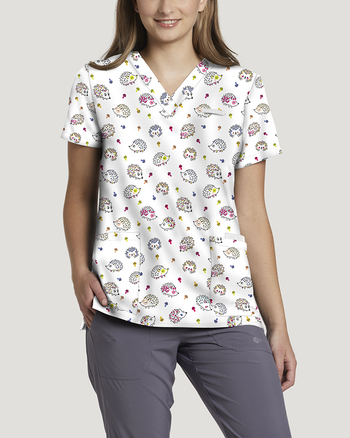 Photo du  Haut Femme col en V (Cuties) pour infirmière, style # 618CUTI