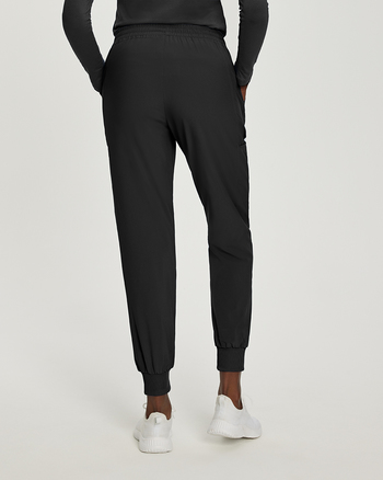 Photo de l'uniforme White Cross 365 Pantalons Jogger avec poches Cargo - Petite Couleur Noir  Vue Arrière 008