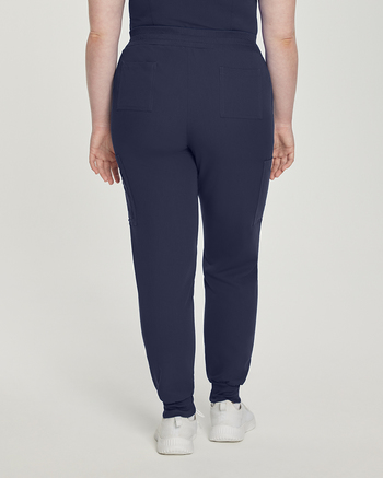 Photo de l'uniforme White Cross 380 Pantalon Jogger avec poches cargo Couleur Bleu Marin  Vue Arrière 005
