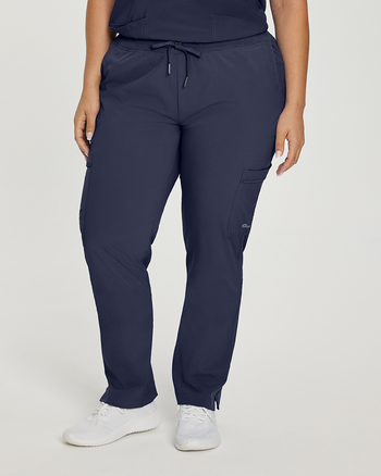 Photo of White Cross Scrubs Cargo Pants Color Navy Main Vue 004