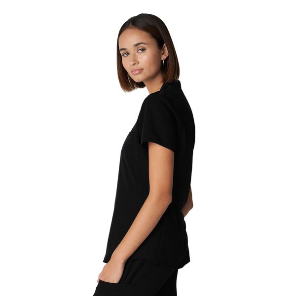 Photo of WT110-Jersey Knit Contrast Top Side View