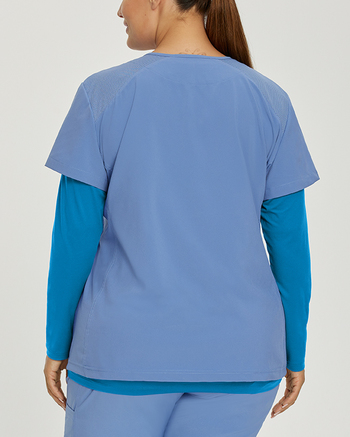 Photo de l'uniforme White Cross T-shirt Ultra Doux Couleur Peacock Blue  Vue Arrière 002