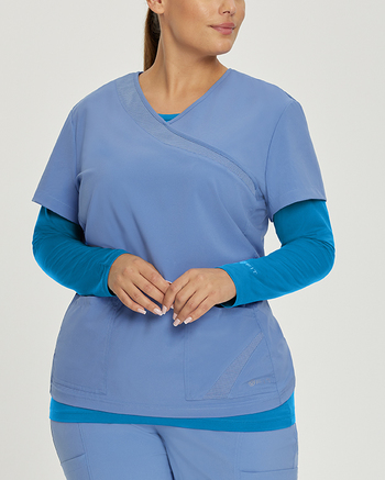 Photo de l'uniforme White Cross T-shirt Ultra Doux Couleur Peacock Blue  Vue Principale 007