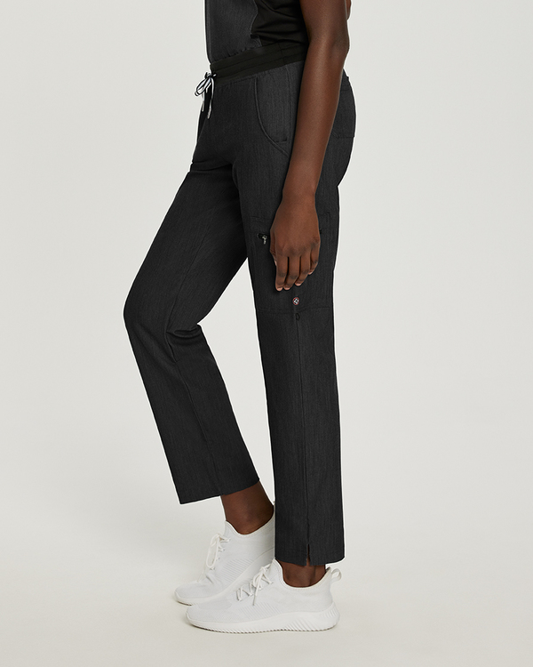 Photo de l'uniforme White Cross 337T Pantalon Cargo avec zip Couleur Noir  Vue Côté 007