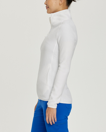 Photo de l'uniforme White Cross Veste Polar Fleece Couleur Blanc  Vue Côté 002