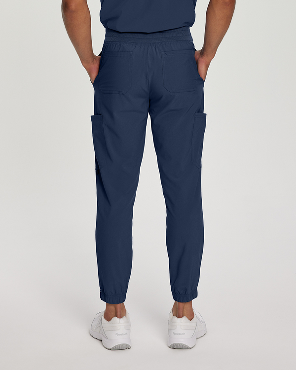 Photo of White Cross Scrubs Jogger WC FIT pant Color Navy Back Vue 009