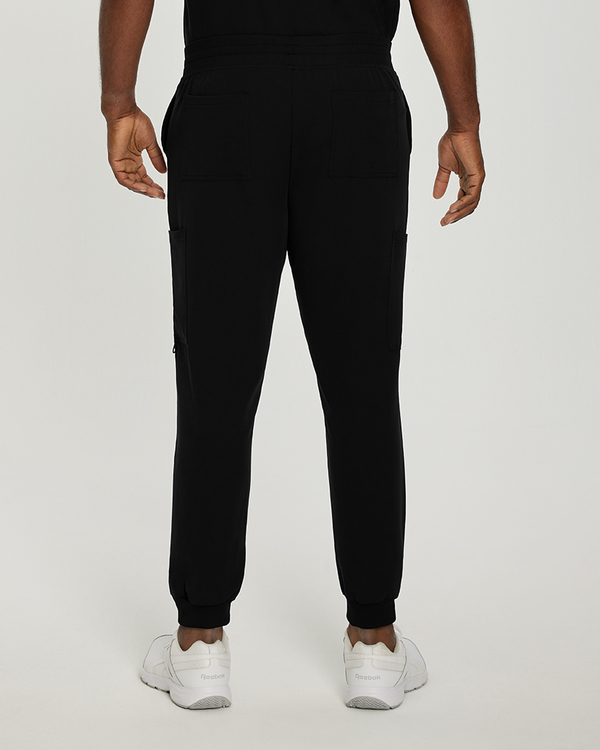 Photo de l'uniforme White Cross 222 Jogger pour Hommes Couleur Noir  Vue Arrière 006