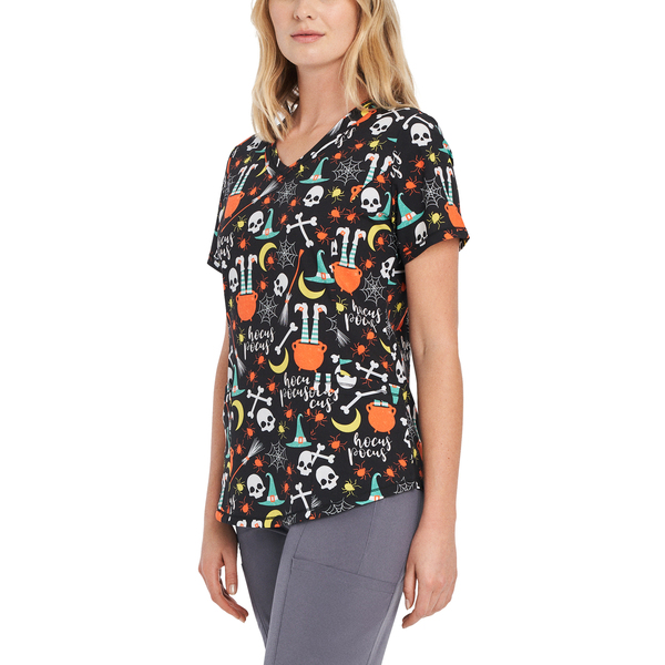 Photo de 782NTHP - Haut Femme col en V (Nighttime Hocus Pocus) Nighttime Hocus Pocus Vue Côté