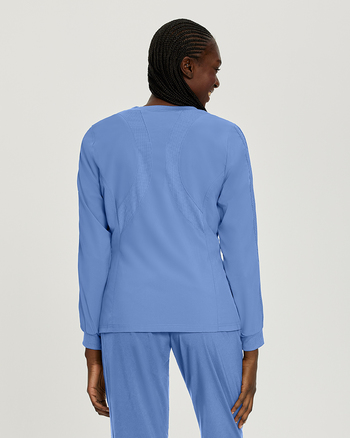 Photo de l'uniforme White Cross 957 Veste à manches longues et détails en mesh Couleur Ciel Bleu  Vue Arrière 003