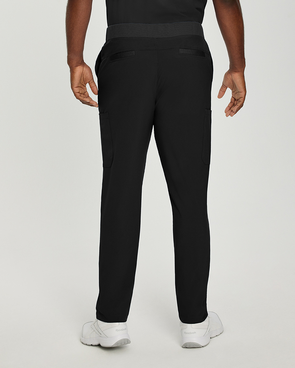 Photo of White Cross Scrubs Yoga-style Pant Color Black Back Vue 007