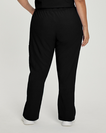 Photo de l'uniforme White Cross Pantalon Marvella à taille élastique - long Couleur Noir  Vue Arrière 002