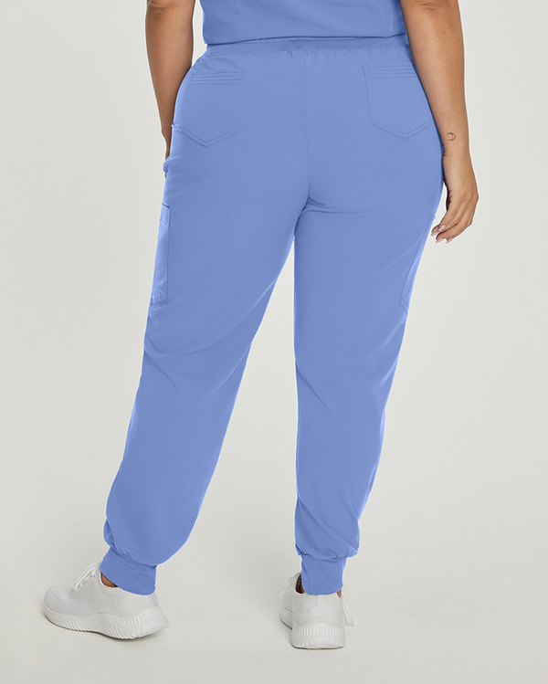 Photo of White Cross Scrubs Marvella Pant Easy Fit Color Ceil Blue Back Vue 011
