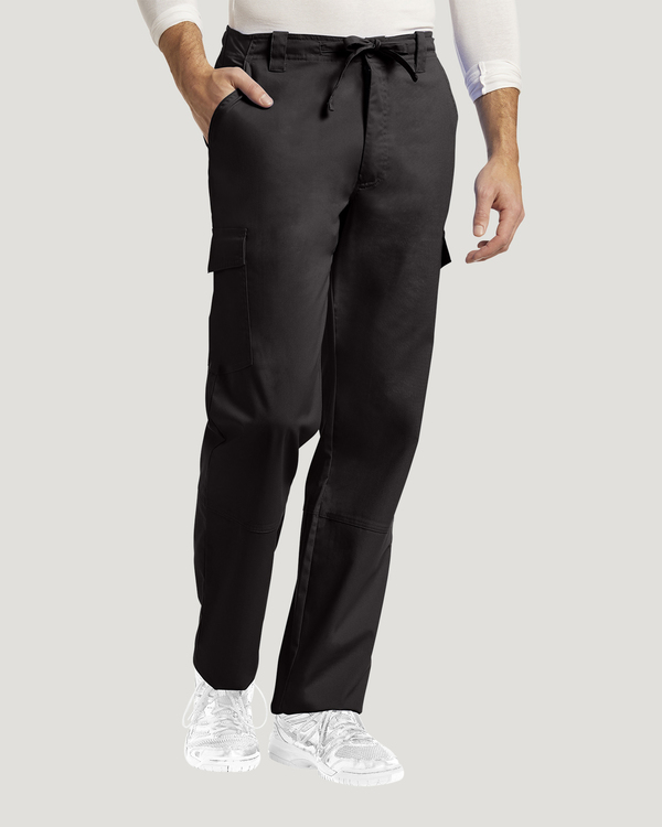 Photo of White Cross Scrubs Men's Cargo Pocket Pant Color Black Main Vue