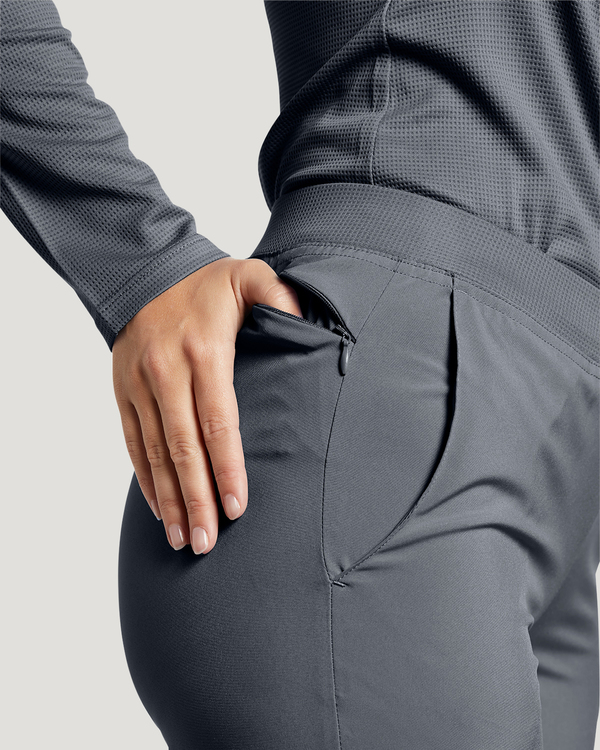 Photo of White Cross Scrubs Stretch Waistband Pant Color Pewter Vue 328-PWT-d.jpg