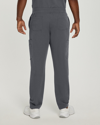 Photo of White Cross Scrubs Cargo Pockets Pant Color Dark Pewter Back Vue 011