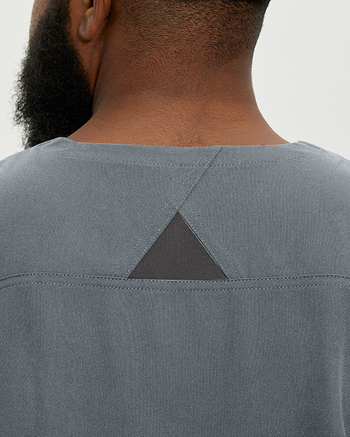 Photo de l'uniforme White Cross 2207 Haut V Tess Homme Couleur Fgris Tailleur  Vue Détail 001
