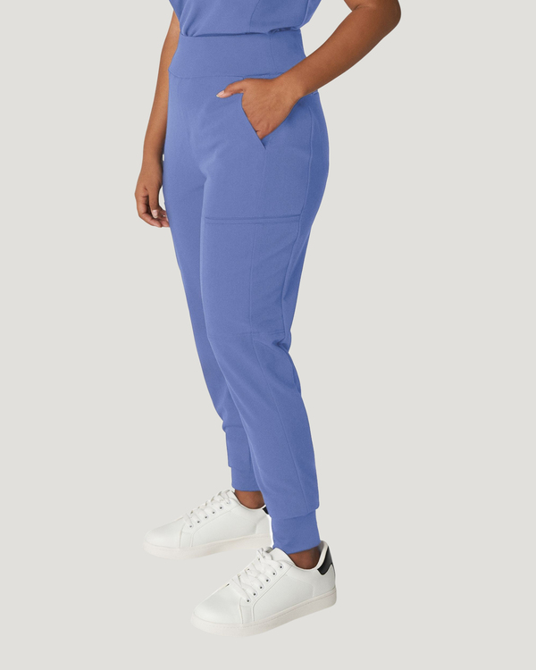 Photo of WB410T Jogger Pants with Jersey Knit Contrast - Tall Side View