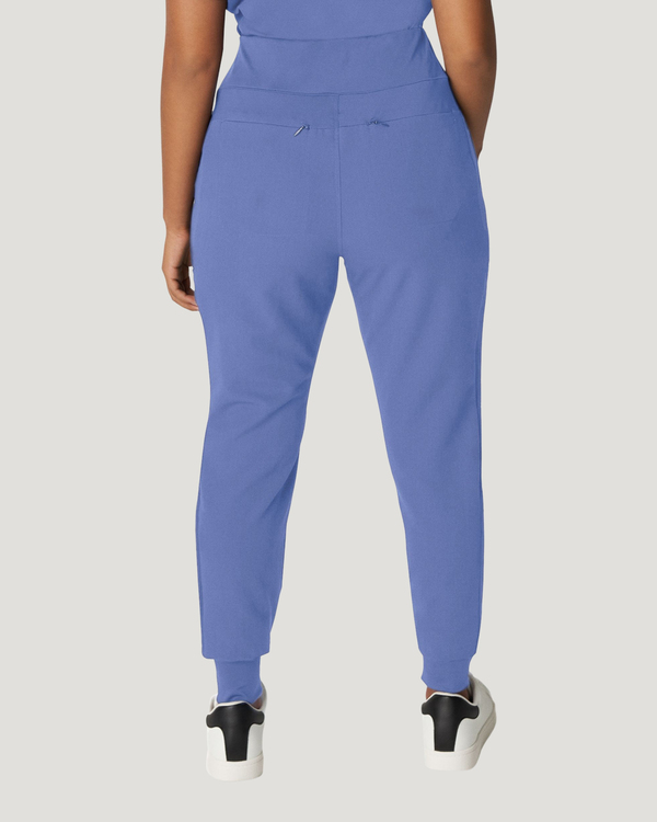 Photo of WB410T Jogger Pants with Jersey Knit Contrast - Tall Back view