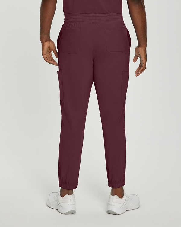 Photo de l'uniforme White Cross 223 Jogger Homme Couleur WINE (Burgundy)  Vue Arrière 005