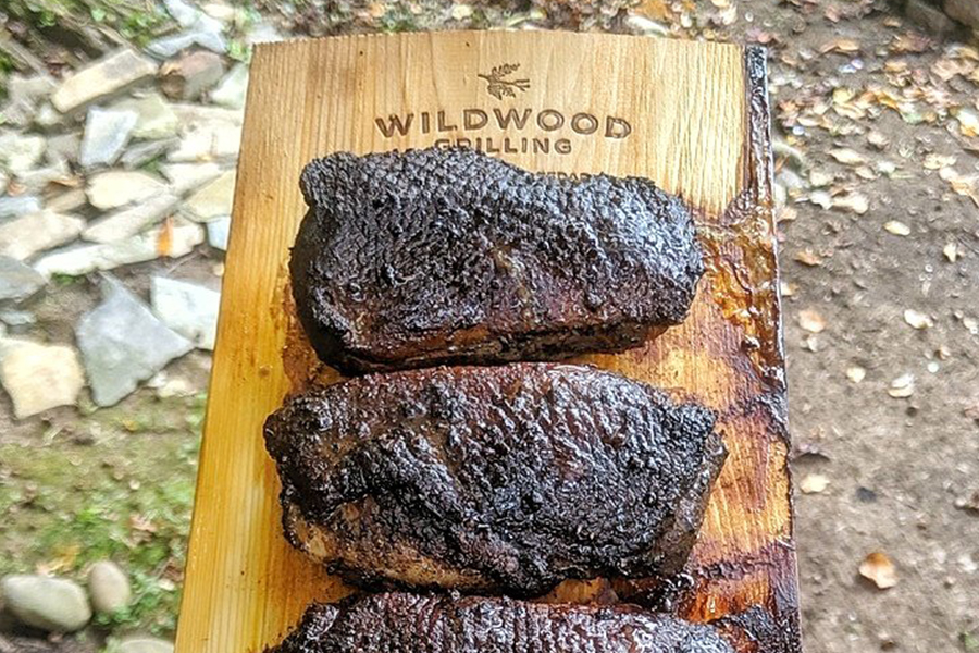 Cedar Planked Duck Breast