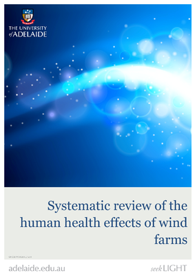 Systematic Review Human Health Effectsof Wind Farms Dec2013