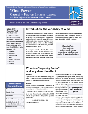 Rerl Fact Sheet 2a Capacity Factor