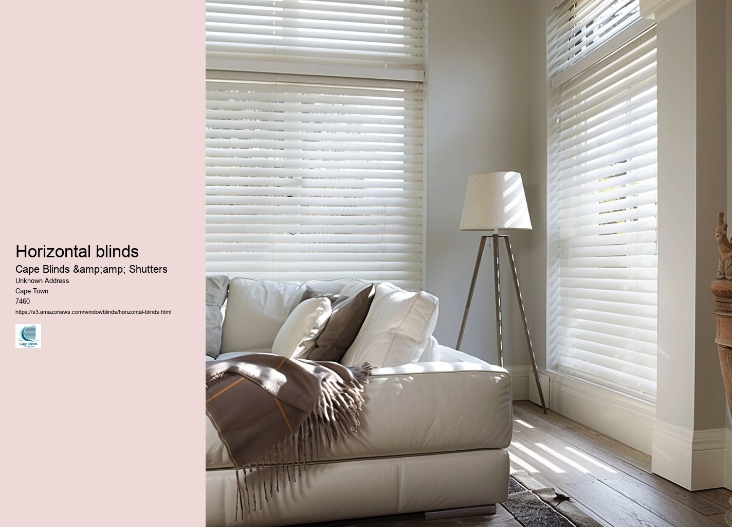 Horizontal blinds