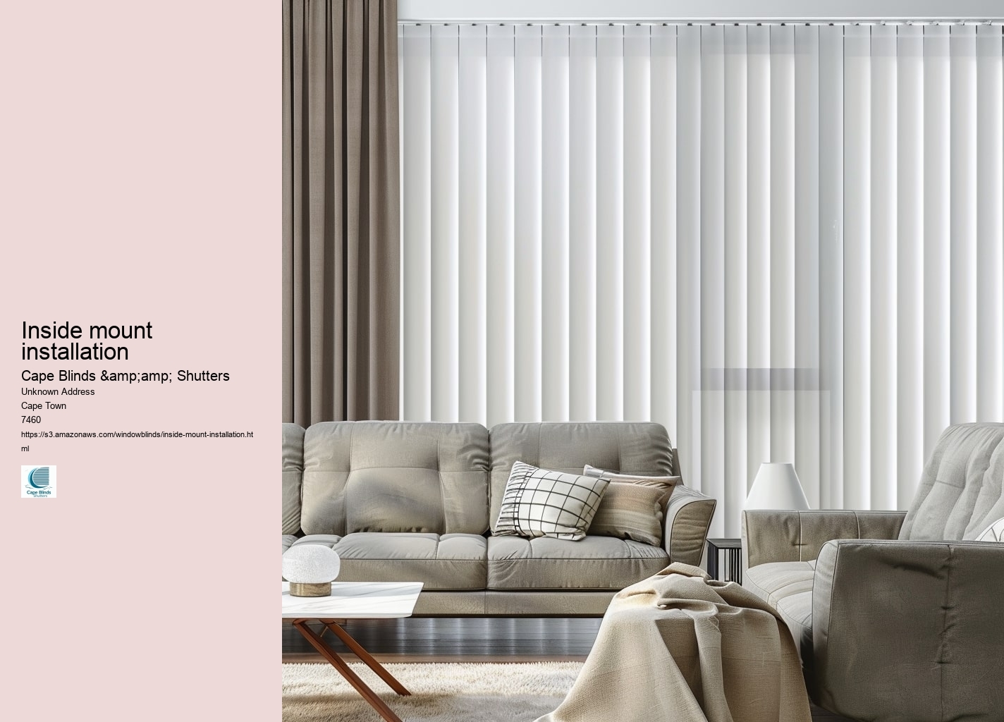 Inside mount installation